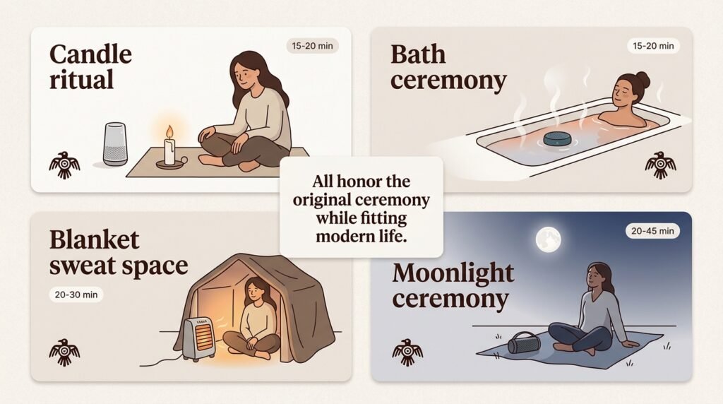 four accessible ways to traditional shamanic ceremonies at home